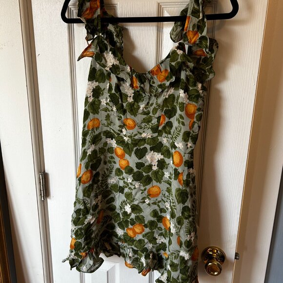 REFORMATION paris dress - orange grove - Picture 2 of 6